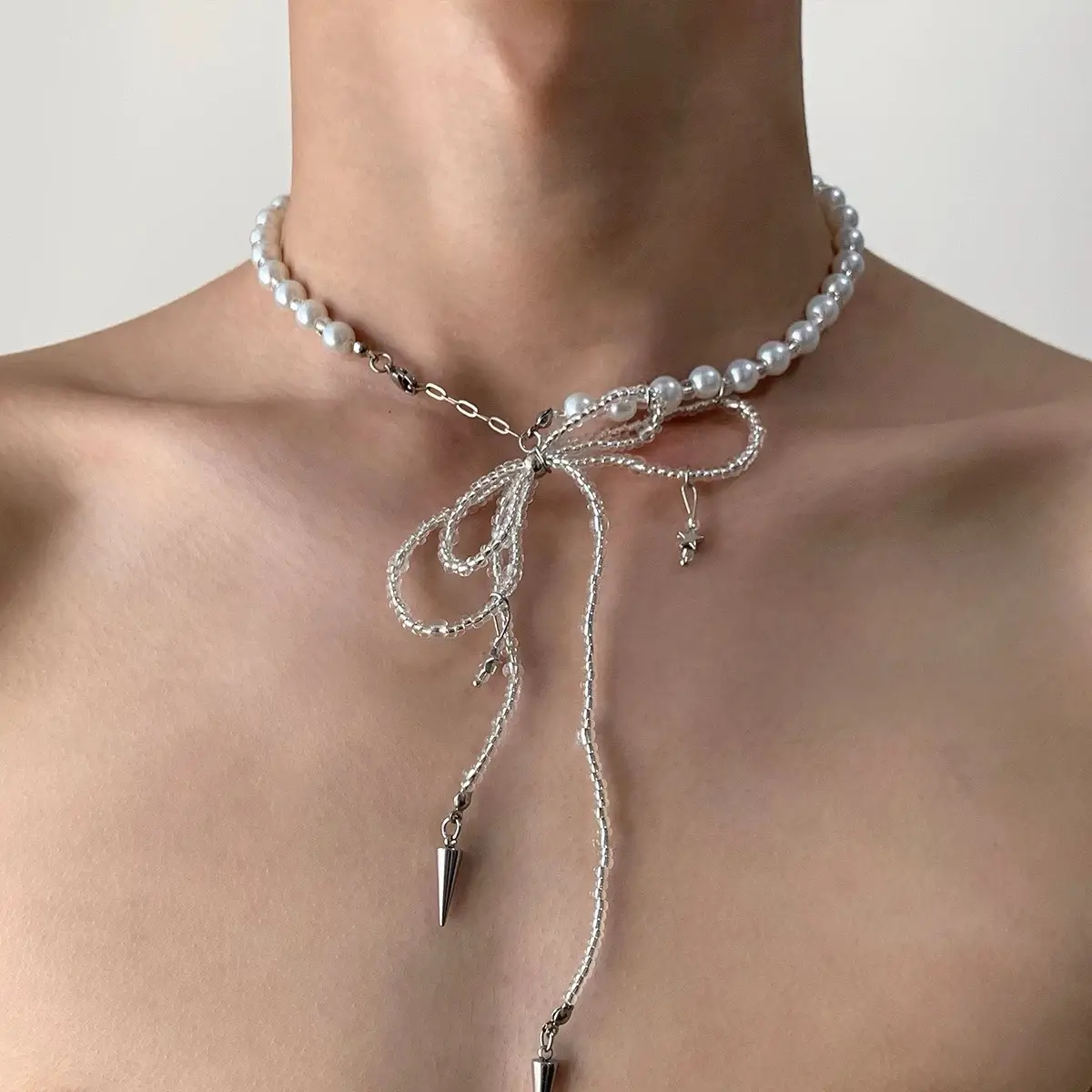 Star Double-Layer Necklace Men's Trendy Sweater Chain Accessible Luxury Niche Design - Image 64