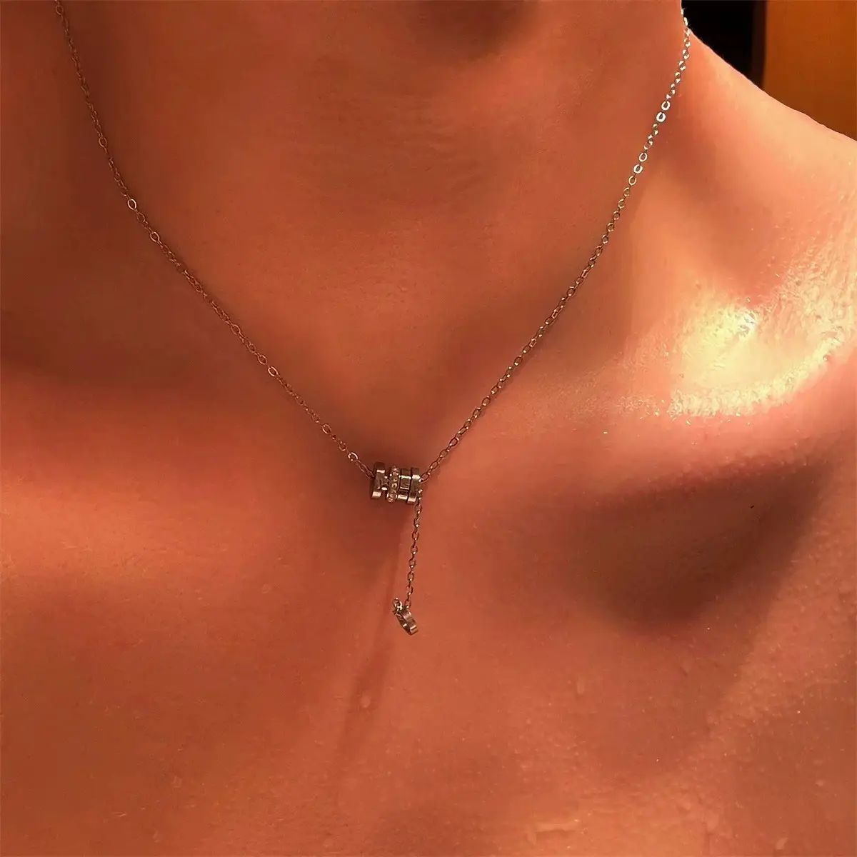 Star Double-Layer Necklace Men's Trendy Sweater Chain Accessible Luxury Niche Design - Image 86
