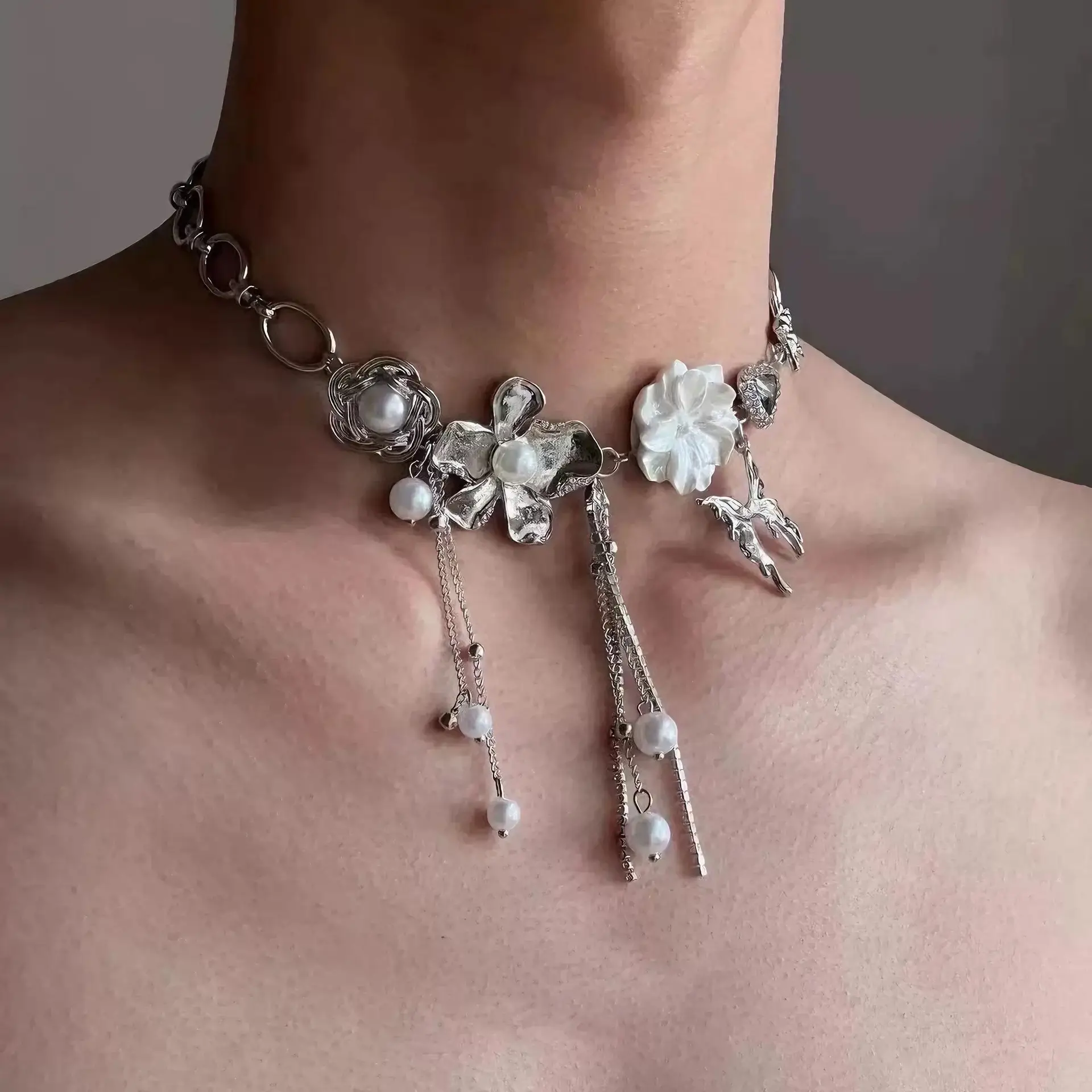 Star Double-Layer Necklace Men's Trendy Sweater Chain Accessible Luxury Niche Design - Image 9