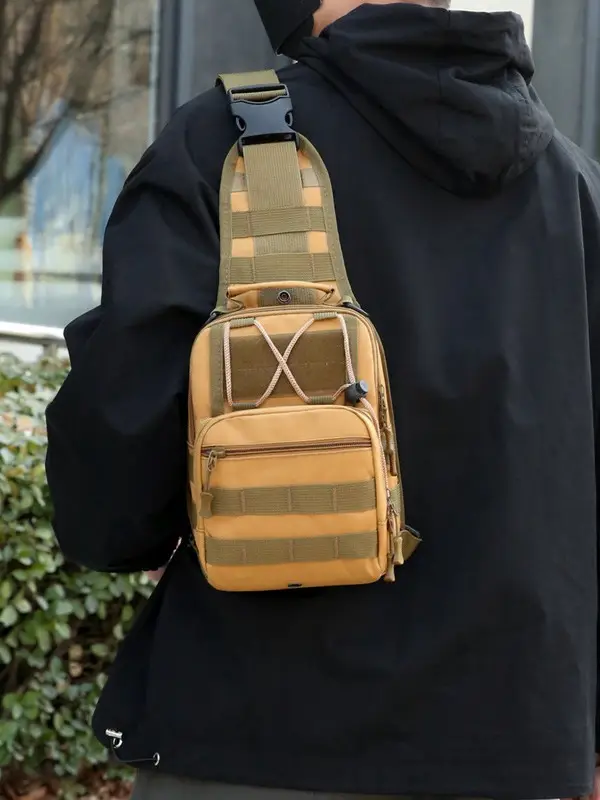 Camouflage Crossbody Bag for Men Tactical Outdoor Sports