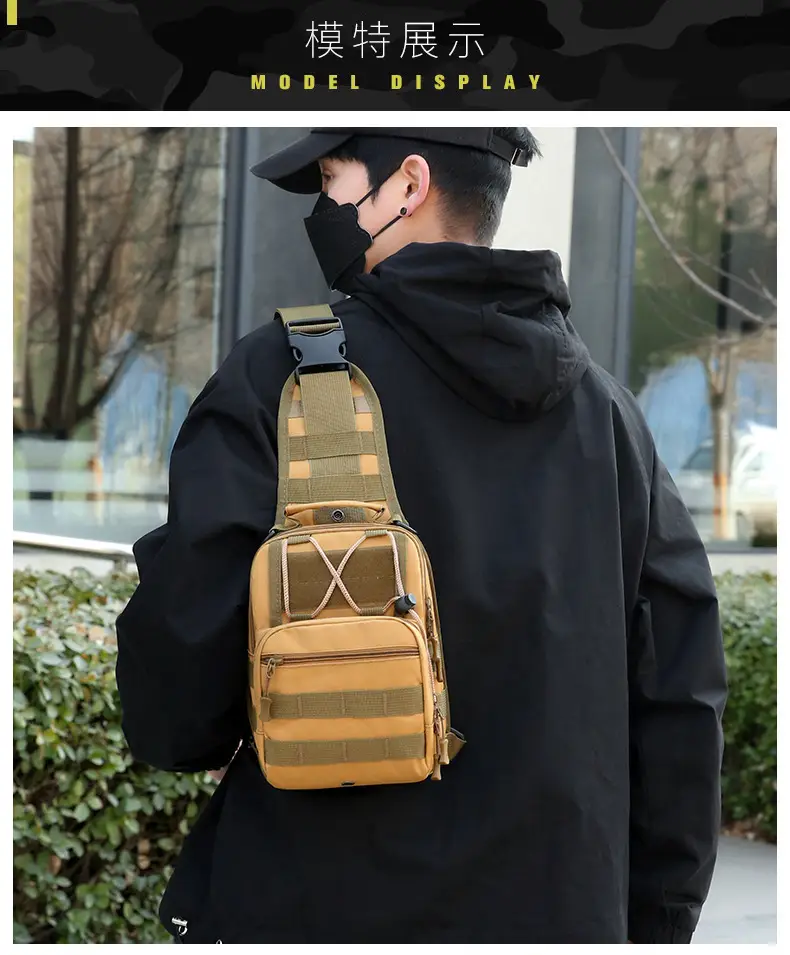 Camouflage Crossbody Bag for Men Tactical Outdoor Sports — feature 13