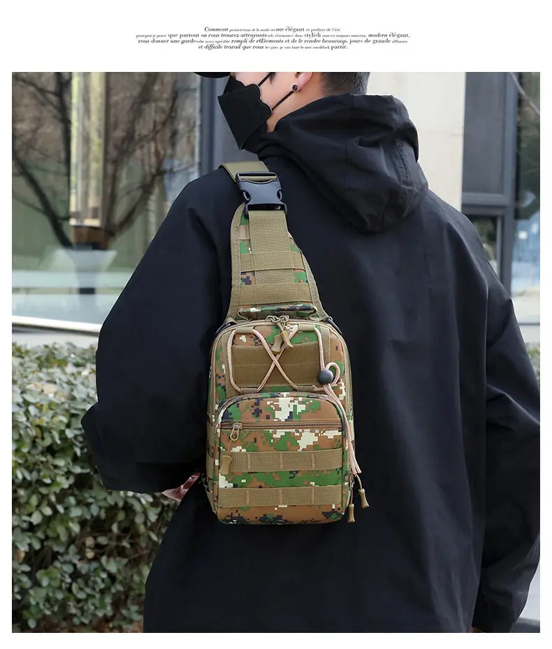 Camouflage Crossbody Bag for Men Tactical Outdoor Sports — feature 15