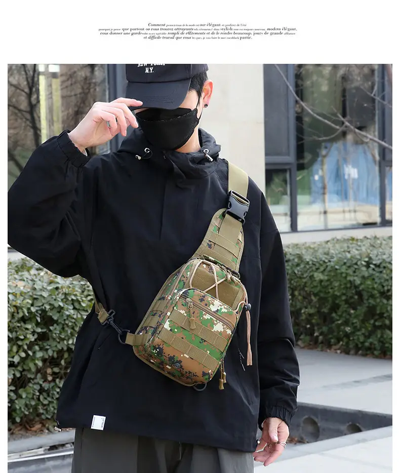 Camouflage Crossbody Bag for Men Tactical Outdoor Sports — feature 16