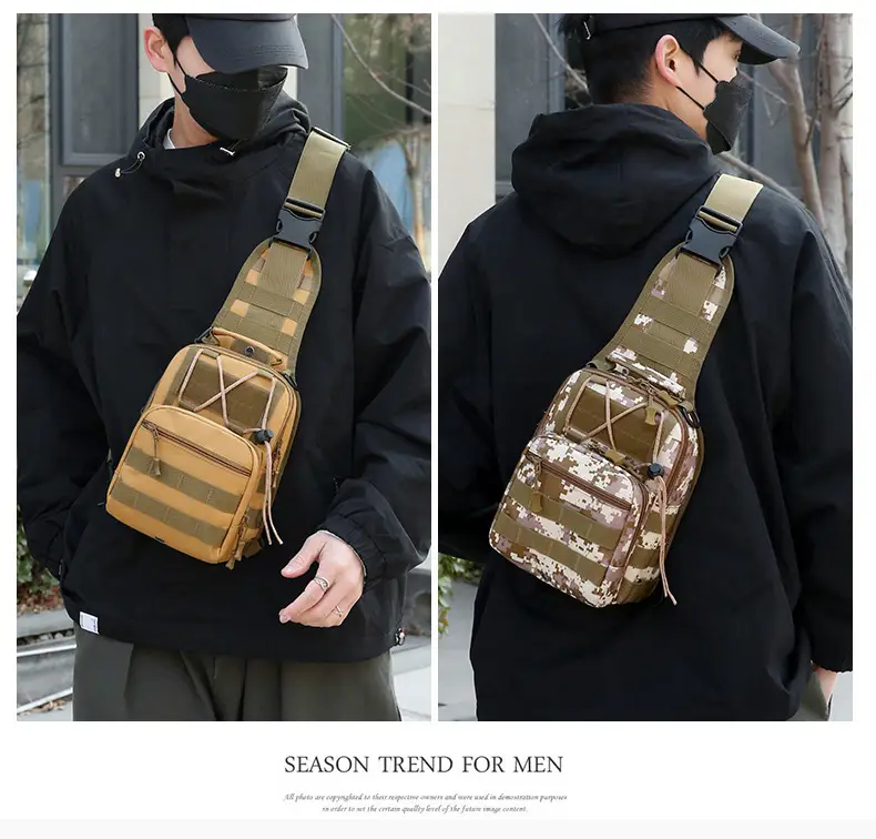 Camouflage Crossbody Bag for Men Tactical Outdoor Sports — feature 17