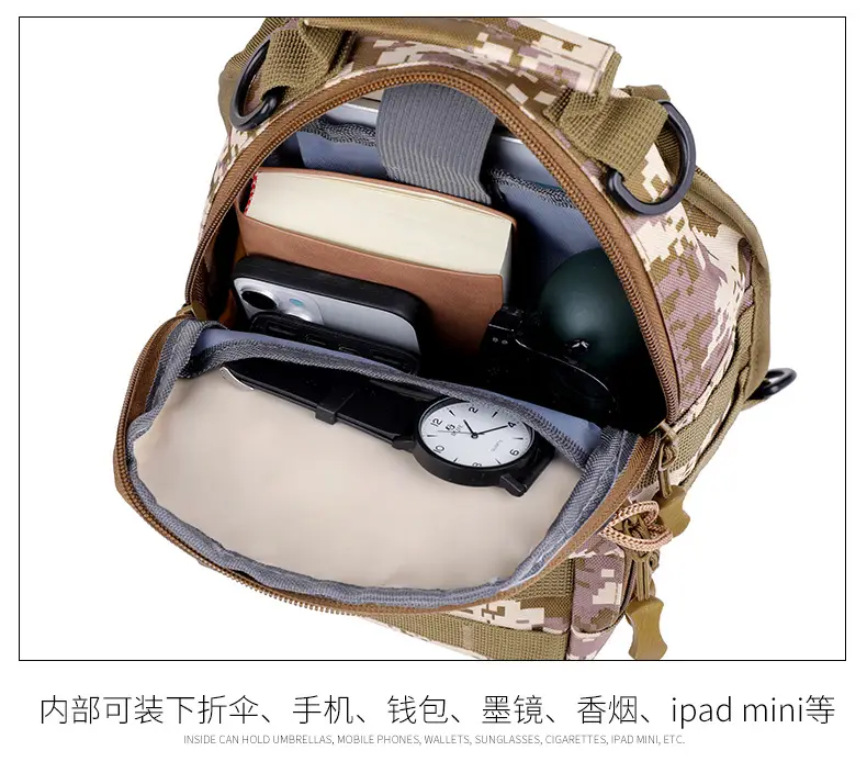 Camouflage Crossbody Bag for Men Tactical Outdoor Sports — feature 34