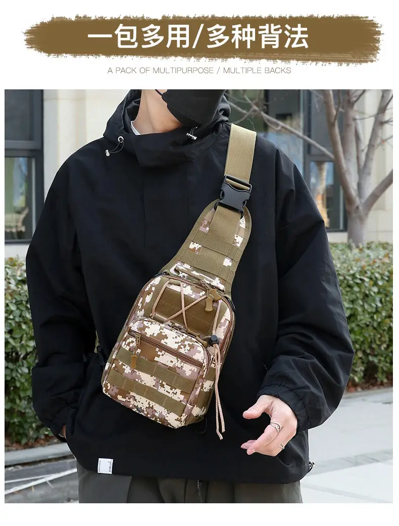 Camouflage Crossbody Bag for Men Tactical Outdoor Sports — feature 4