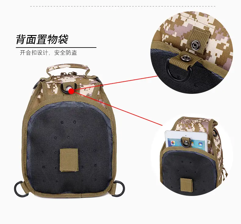 Camouflage Crossbody Bag for Men Tactical Outdoor Sports — feature 9