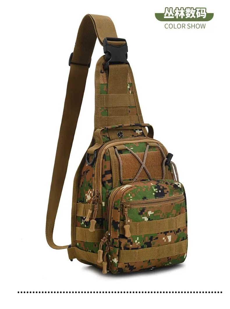 Camouflage Crossbody Bag for Men Tactical Outdoor Sports