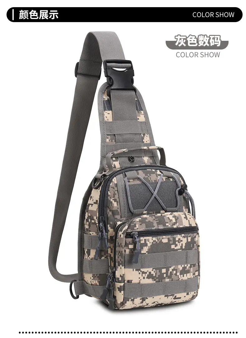Camouflage Crossbody Bag for Men Tactical Outdoor Sports