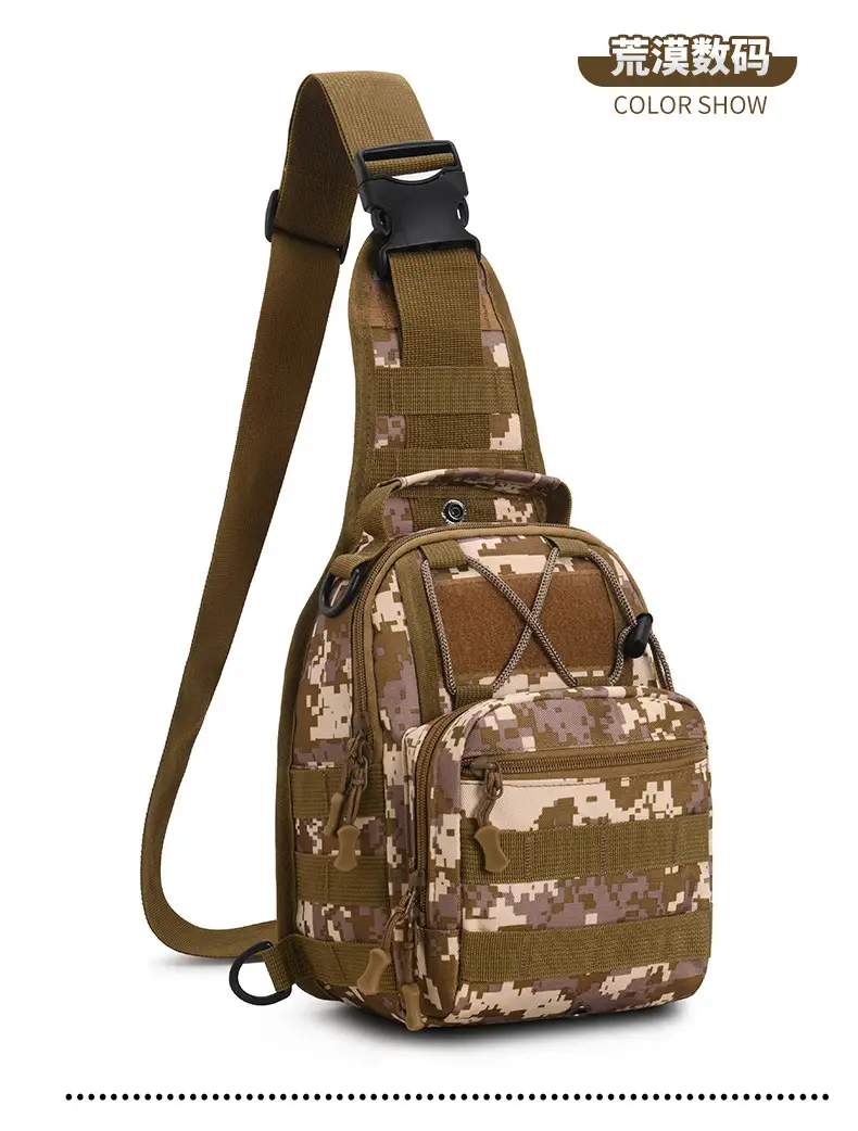 Camouflage Crossbody Bag for Men Tactical Outdoor Sports