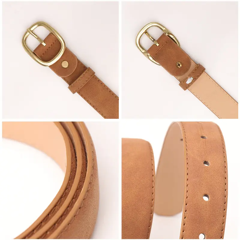 Retro Women's Bronze Belt with Gold Buckle - Image 10