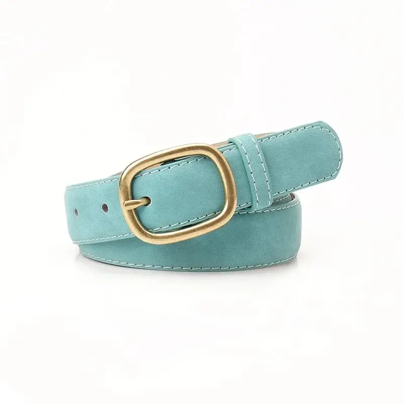 Retro Women's Bronze Belt with Gold Buckle - Image 4
