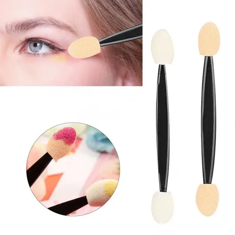 Factory Wholesale Eye Shadow Sticks Double Head Latex Sponge Brushes - Image 7