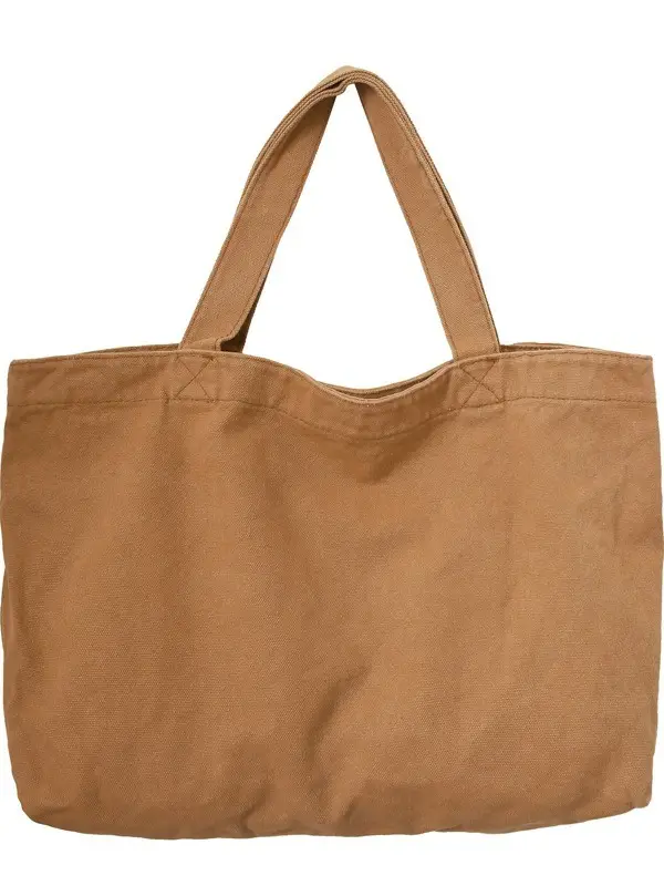Large Canvas Tote Bag for Women Brown Green 2023 - Image 9