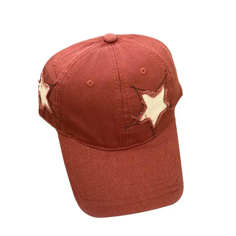 Star Baseball Cap Men Women 2024 Wide Brim Sun Hat - Image 7