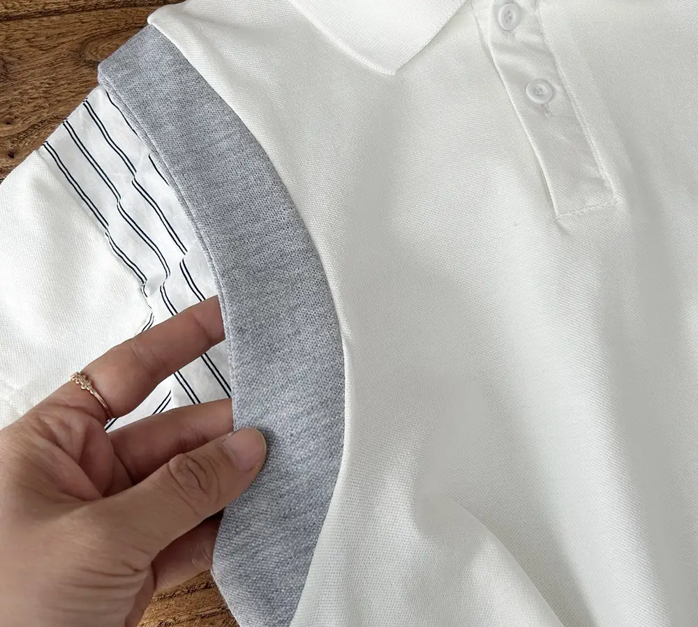 2024 Cotton Stretch T-Shirt for Boys Summer White — feature 4