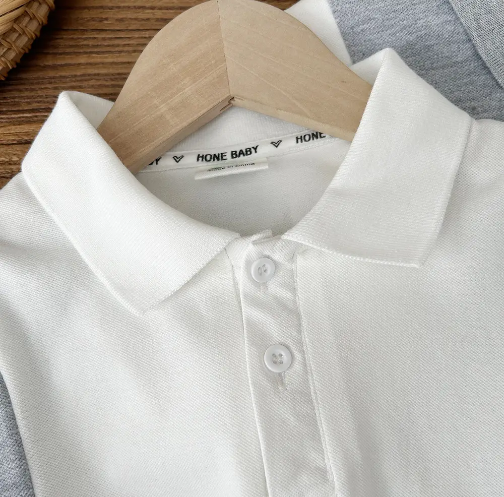 2024 Cotton Stretch T-Shirt for Boys Summer White — feature 7