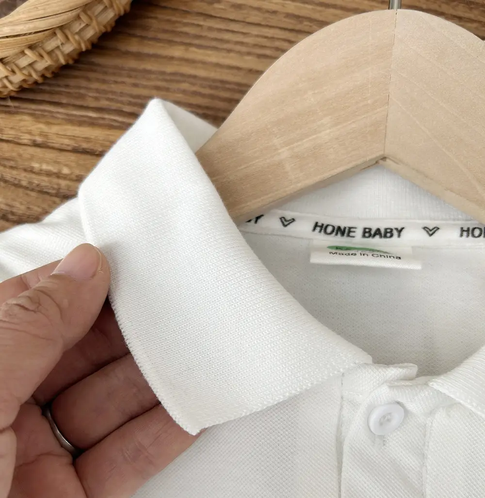 2024 Cotton Stretch T-Shirt for Boys Summer White — feature 8