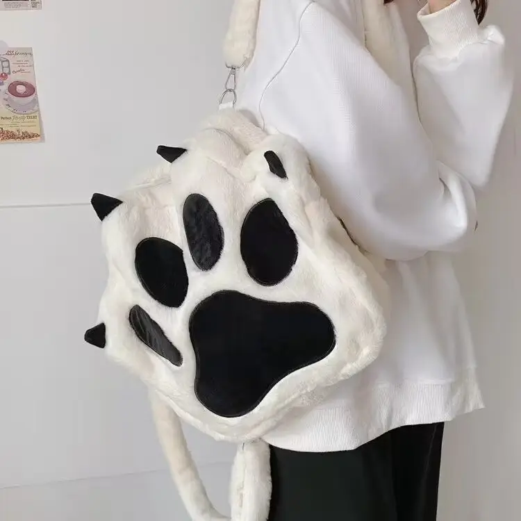 2024 Plush Paw Print Crossbody Bag for Dogs — feature 14