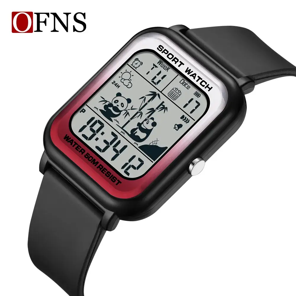 Ofns Digital Panda Watch Blue Sport Grade - Image 2