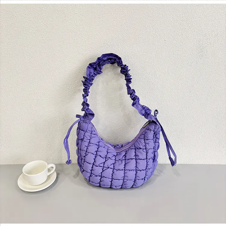 2025 Korean Style Pink Ruffled Shoulder Bag — feature 18