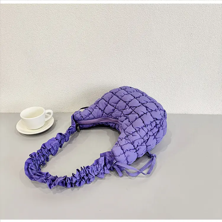 2025 Korean Style Pink Ruffled Shoulder Bag — feature 22