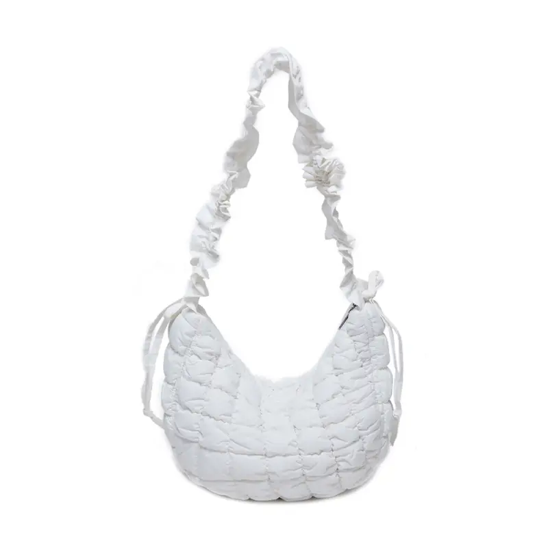 2025 Korean Style Pink Ruffled Shoulder Bag - Image 2