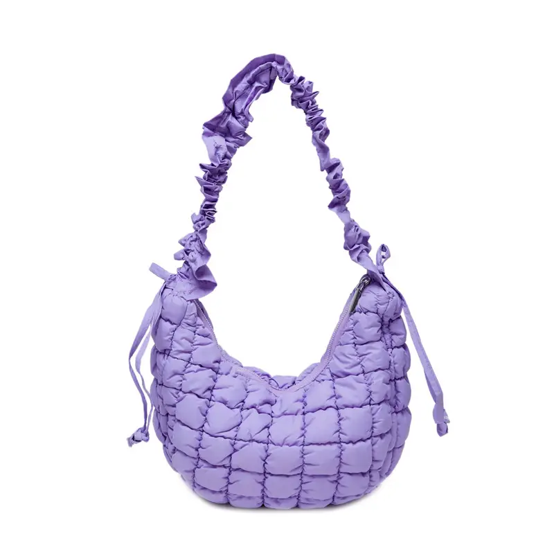 2025 Korean Style Pink Ruffled Shoulder Bag - Image 5