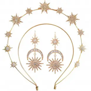 Crystal Crown Hair Accessory for Wedding Party Hair — feature 27