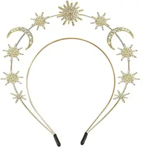 Crystal Crown Hair Accessory for Wedding Party Hair — feature 29