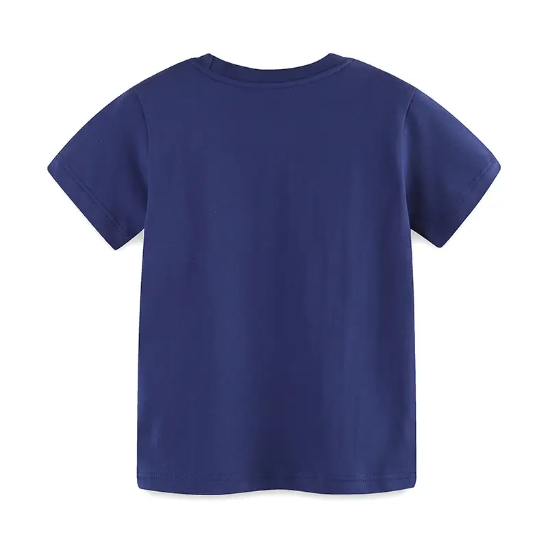 2024 Boys T-Shirt Blue Car Print Summer Wear - Image 3