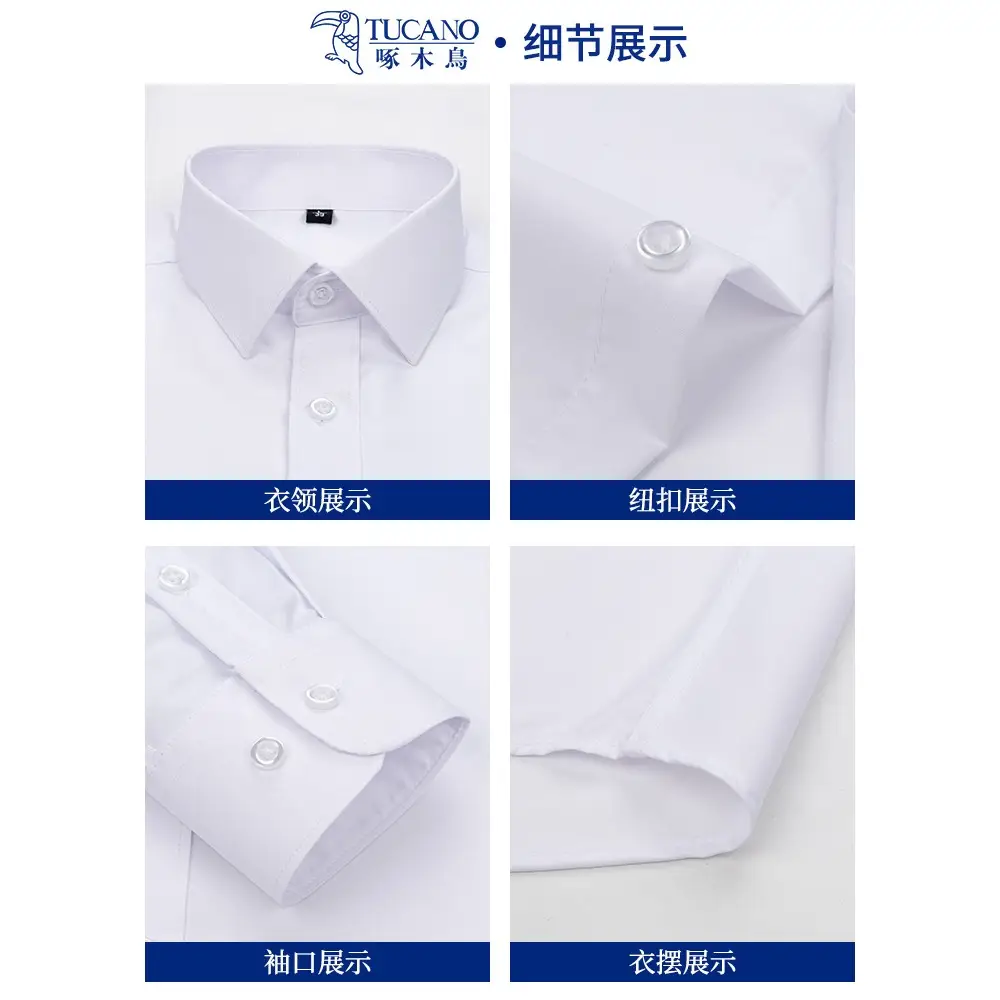 Men's Long Sleeve Shirts in Light Lavender Modal - Image 10