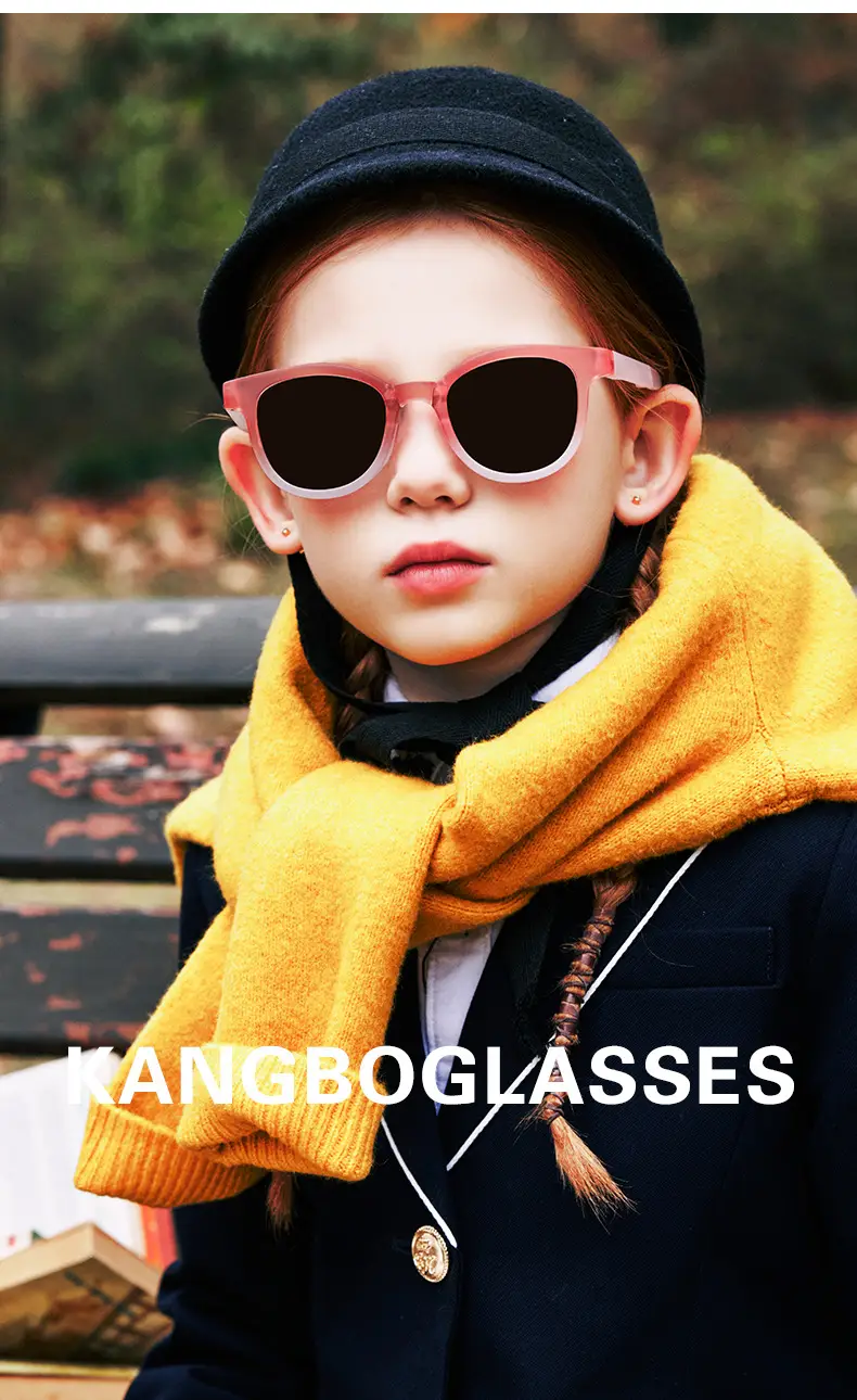 Gradient Blue Kids Sunshade Sunglasses Foldable — feature 6