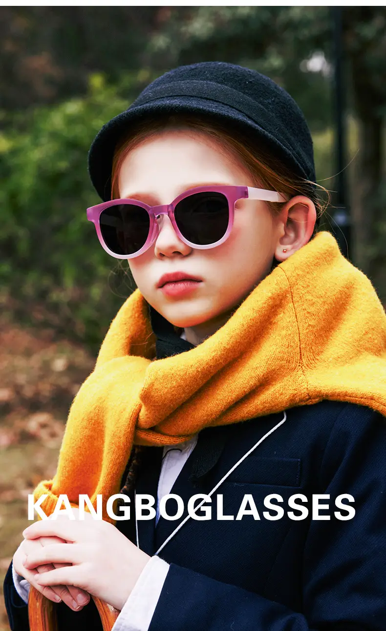 Gradient Blue Kids Sunshade Sunglasses Foldable — feature 7