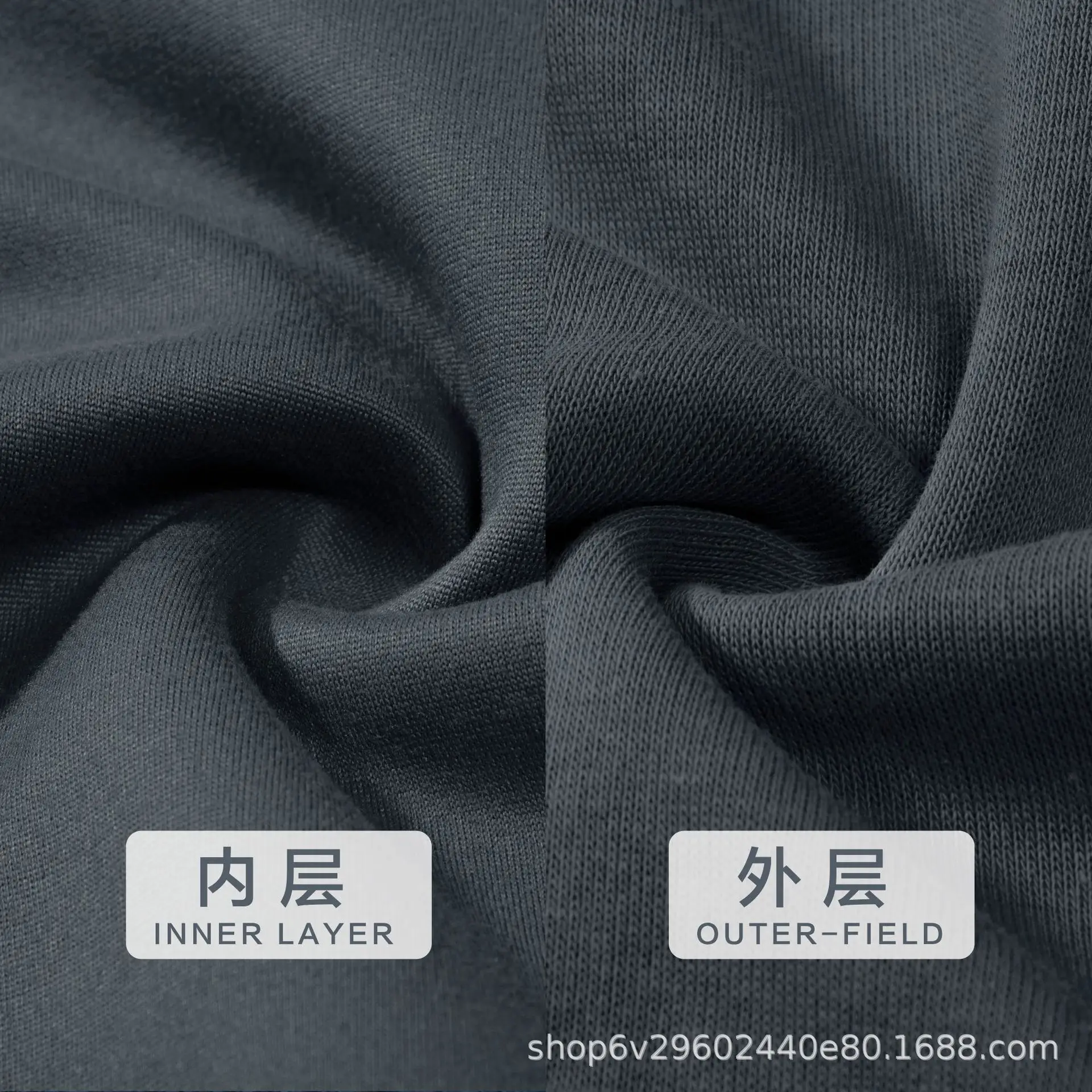 Men's Grey Loose-Fitting Cotton Trousers Spring Autumn