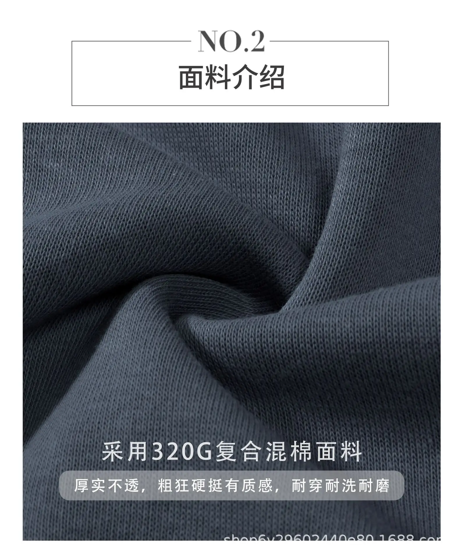 Men's Grey Loose-Fitting Cotton Trousers Spring Autumn — feature 9