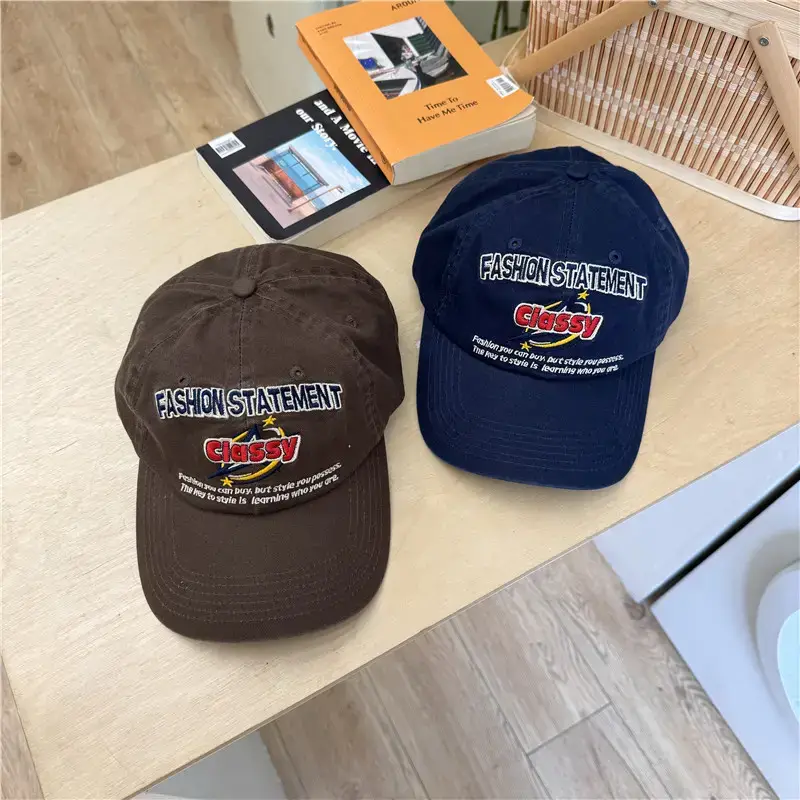Men's Red Big Cap Sun Hat with "Big Stars" Design