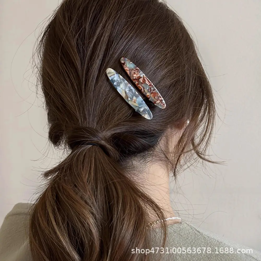 Gold Label Willow Leaf Side Clip for Hair