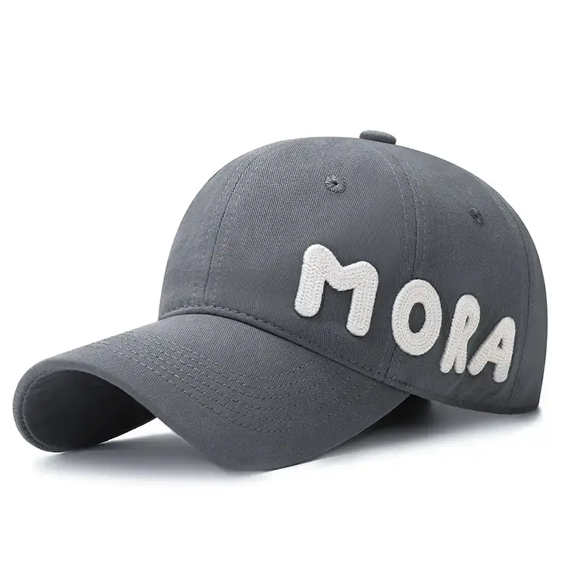 Mora Embroidered Cap for Men Women Beige - Image 6
