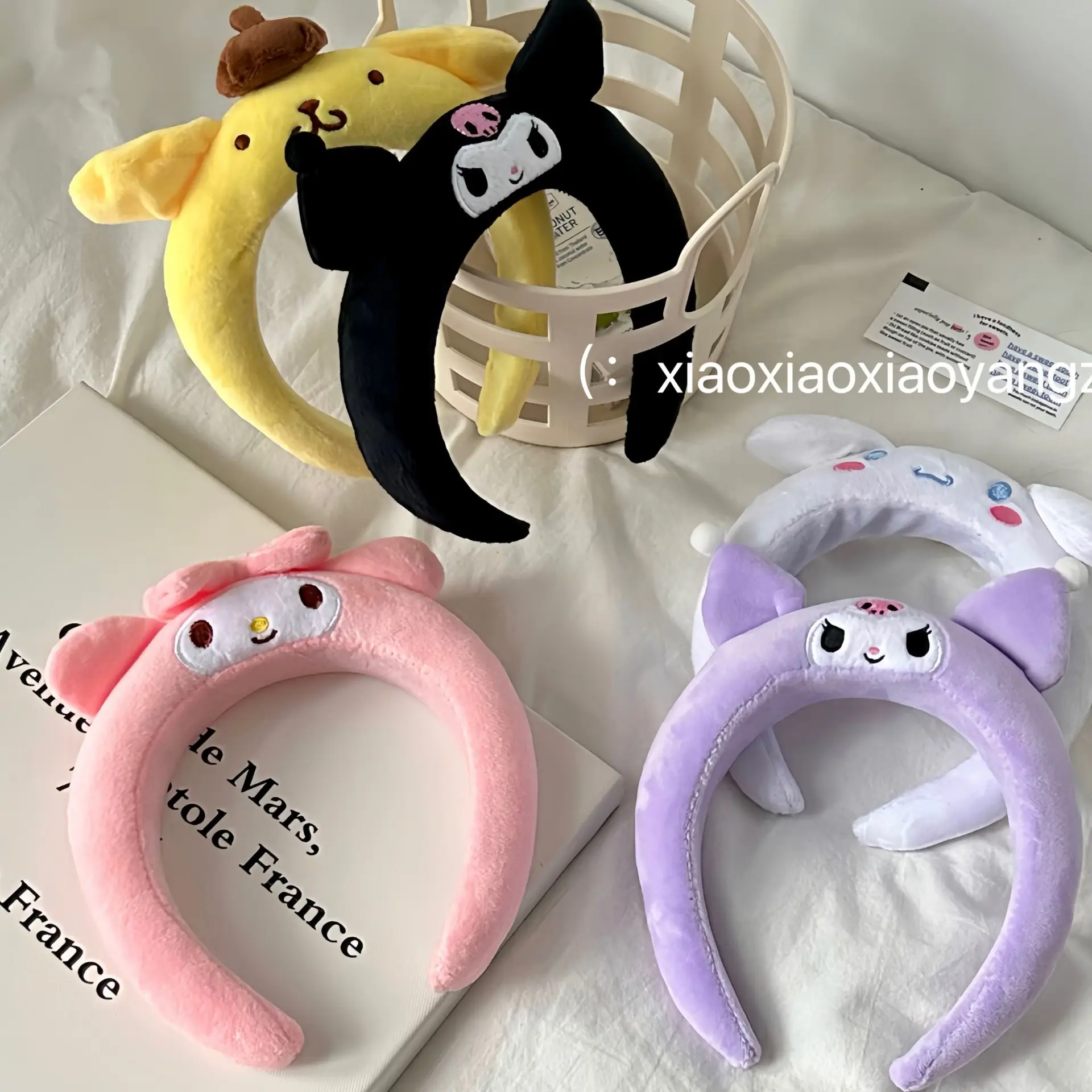 Cute Plush Dog Face Washing Headband for Girls - Image 8