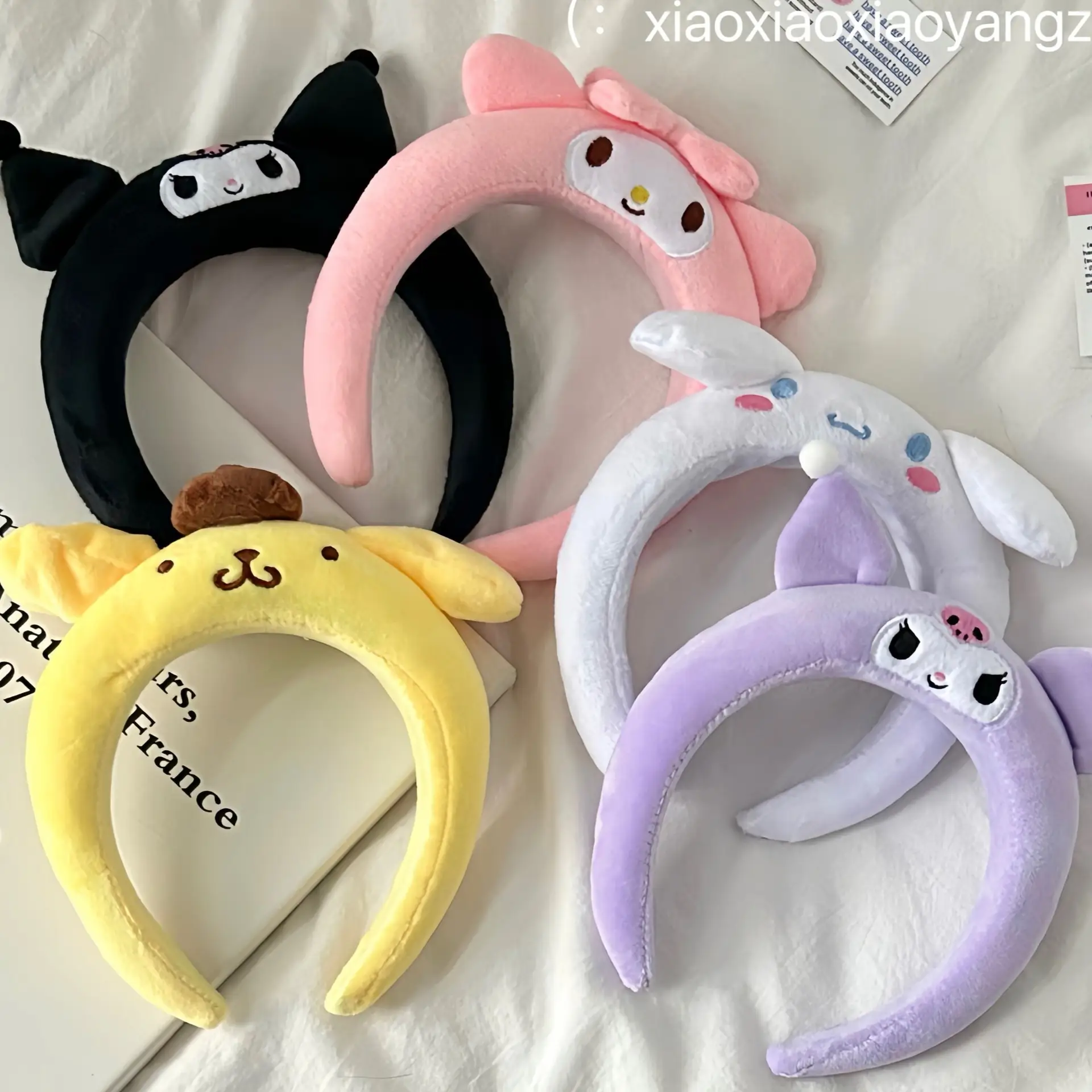 Cute Plush Dog Face Washing Headband for Girls - Image 9