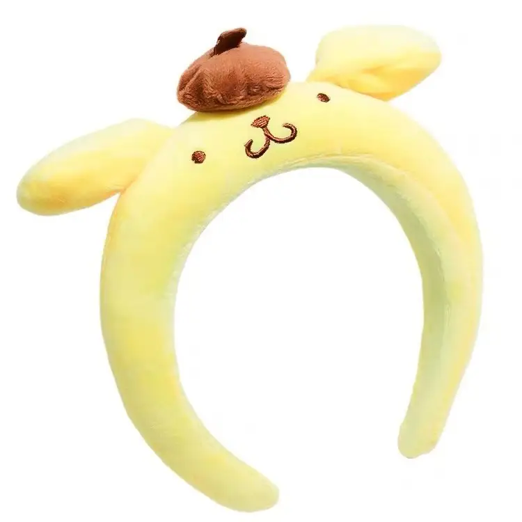 Cute Plush Dog Face Washing Headband for Girls - Image 10