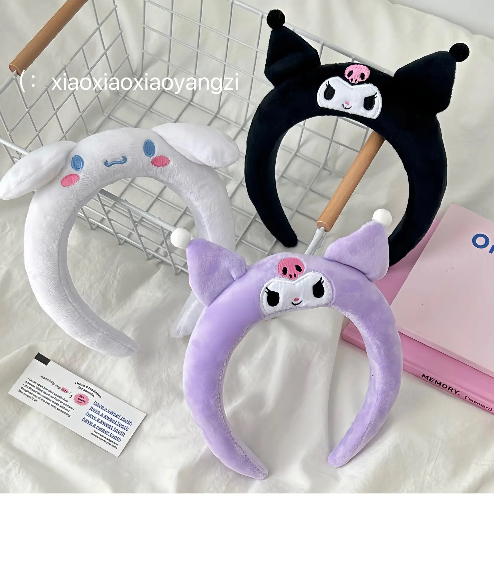 Cute Plush Dog Face Washing Headband for Girls — feature 1