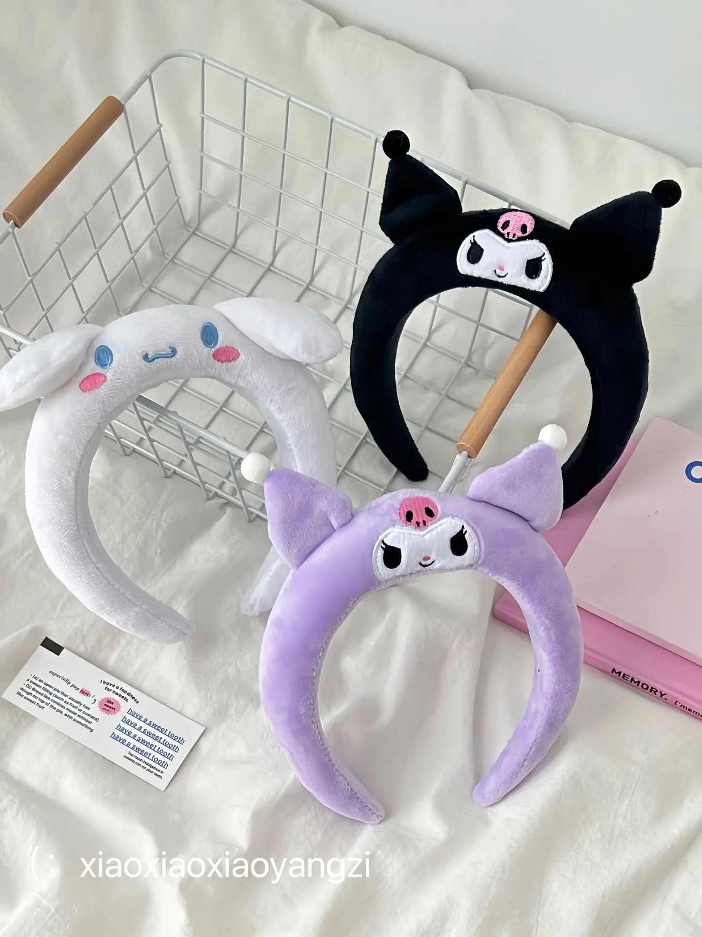 Cute Plush Dog Face Washing Headband for Girls — feature 5