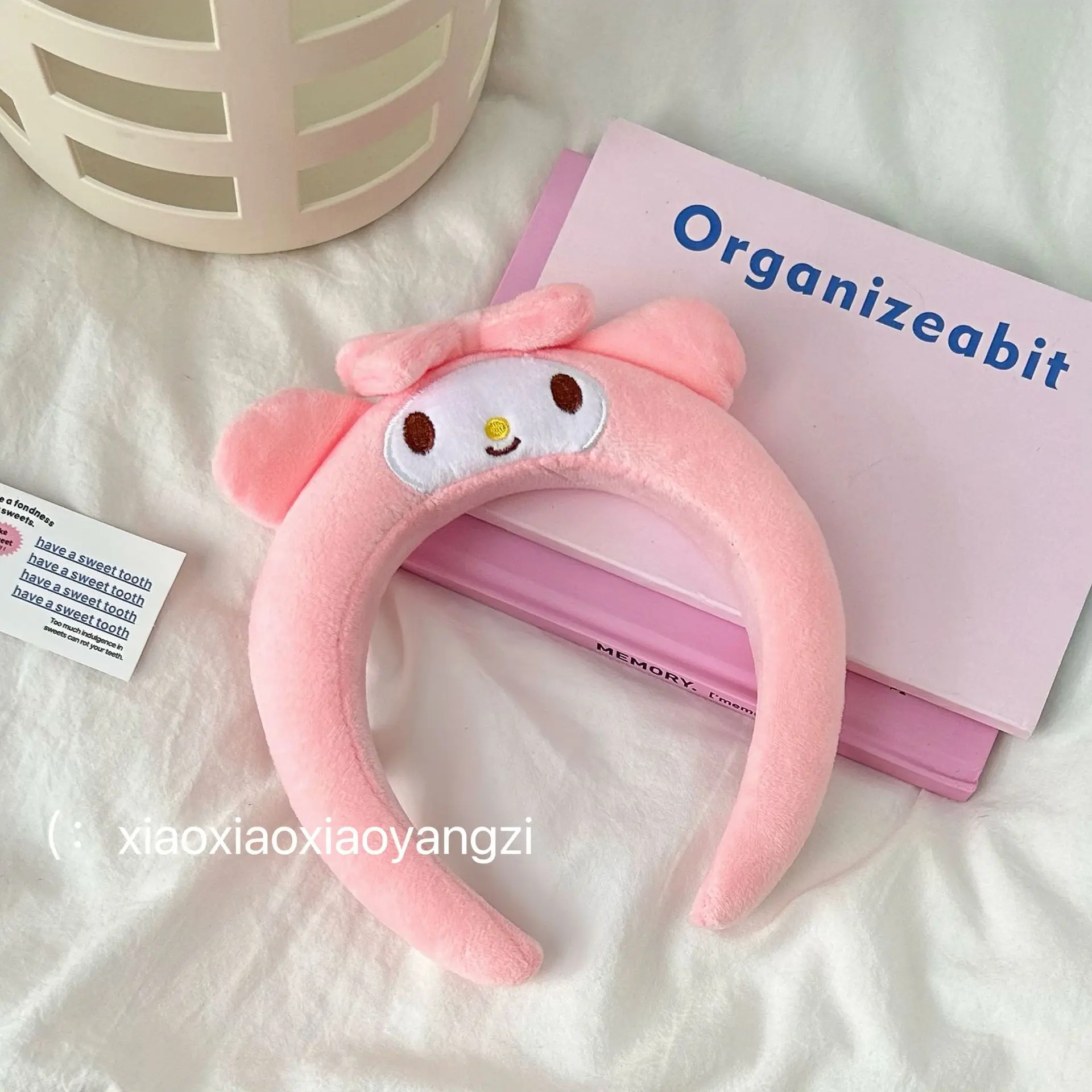 Cute Plush Dog Face Washing Headband for Girls - Image 3
