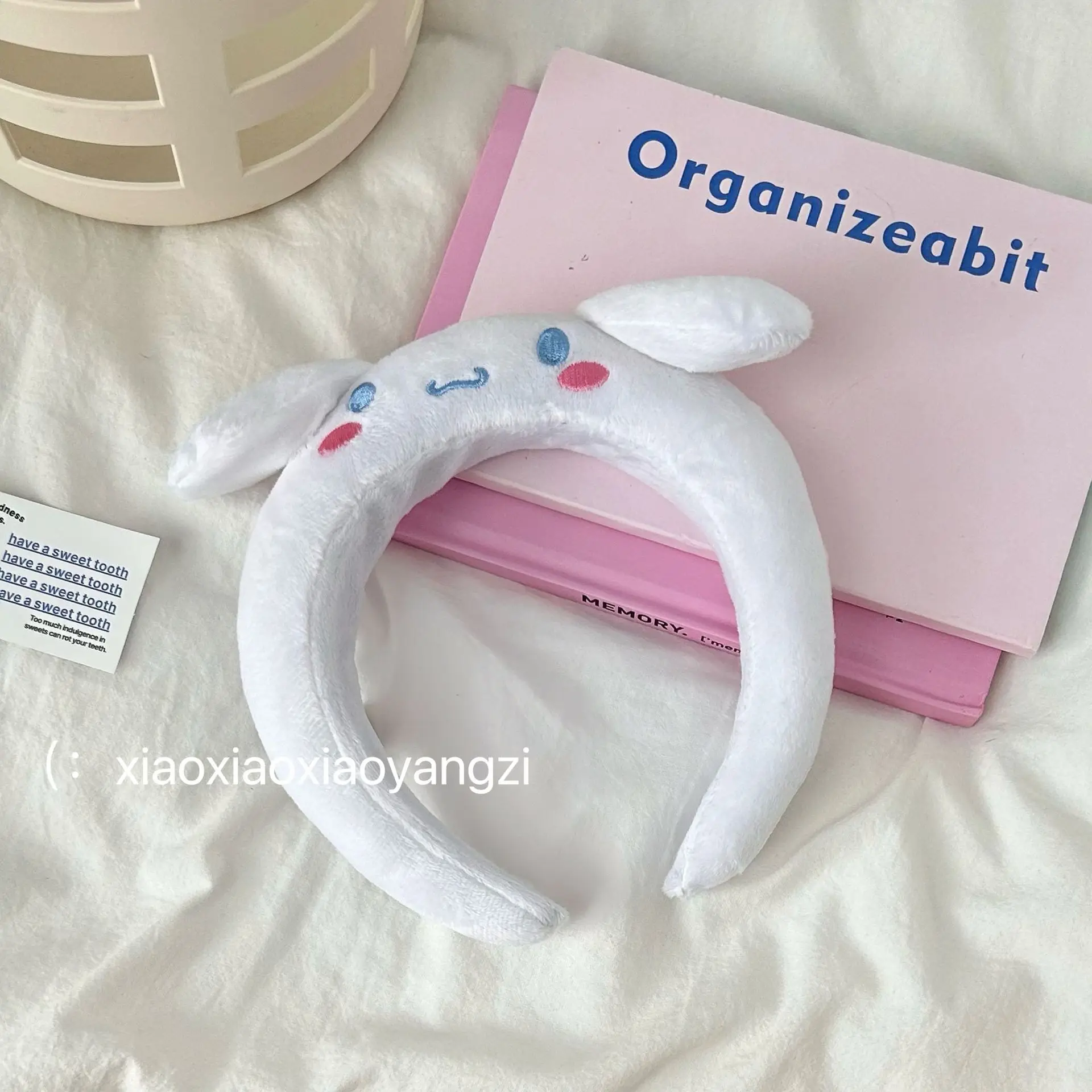 Cute Plush Dog Face Washing Headband for Girls - Image 4