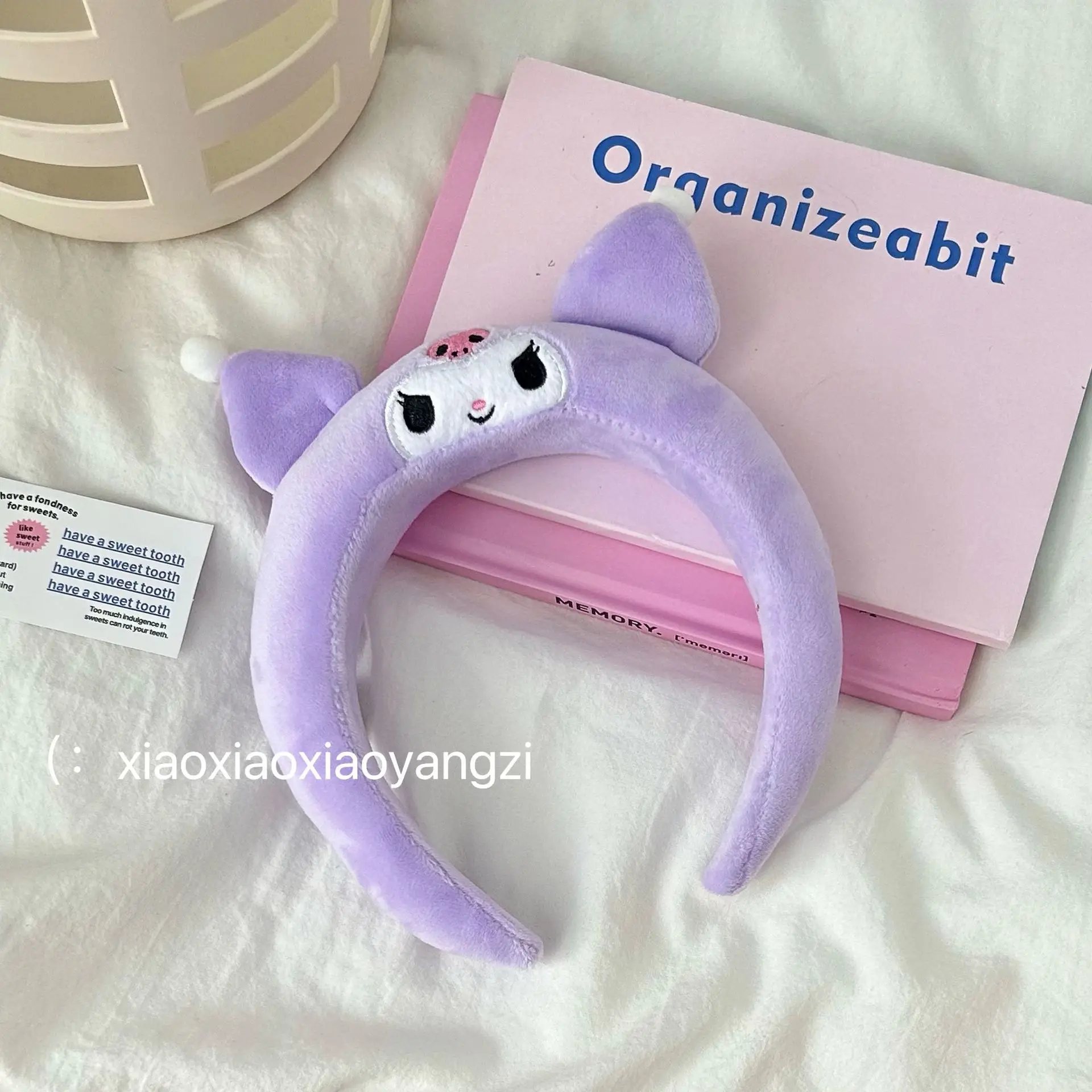Cute Plush Dog Face Washing Headband for Girls - Image 5