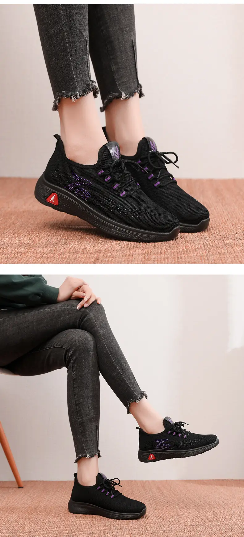 2026 Spring New Style Old Beijing Cloth Shoes with Soft Soles, Non-Slip Shoes for the Elderly, Casual Mom Shoes, Breathable Women's Shoes — feature 11