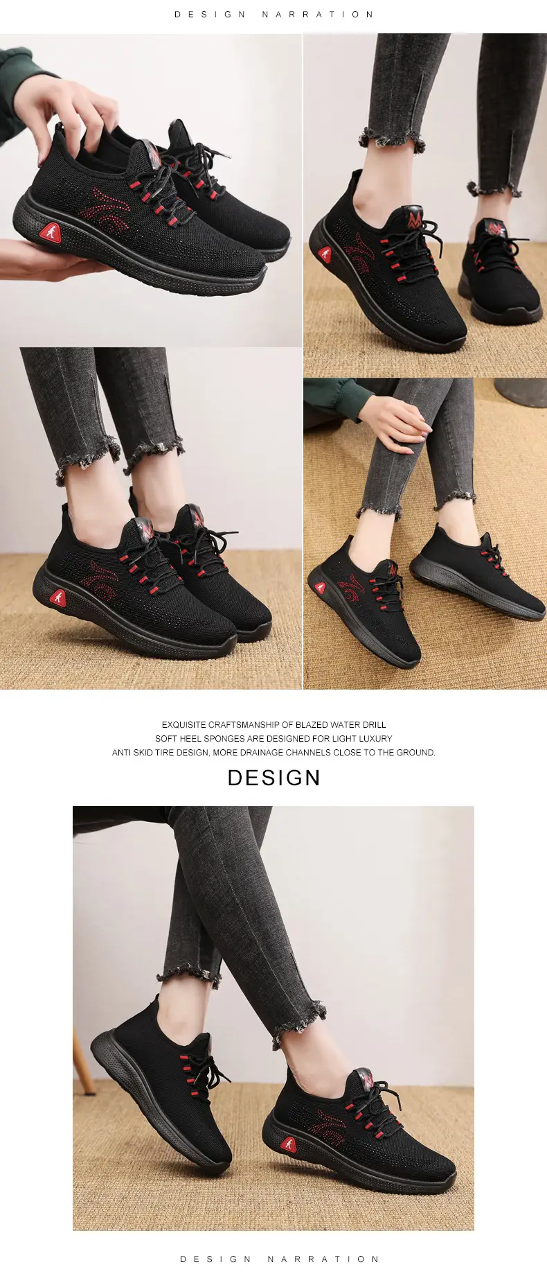 2026 Spring New Style Old Beijing Cloth Shoes with Soft Soles, Non-Slip Shoes for the Elderly, Casual Mom Shoes, Breathable Women's Shoes — feature 8