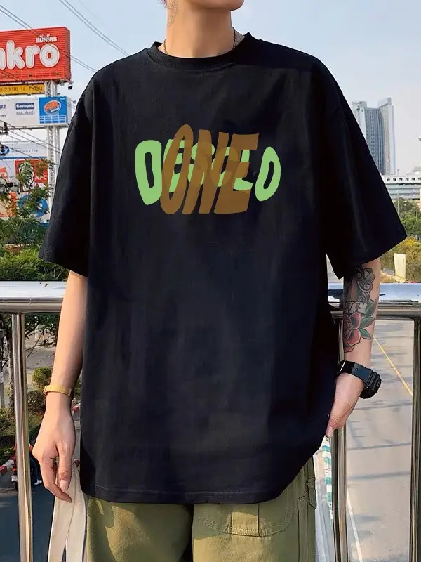 Black Ice Silk T-Shirt "IM NOT STINGER" Round Neck Short Sleeve - Image 12